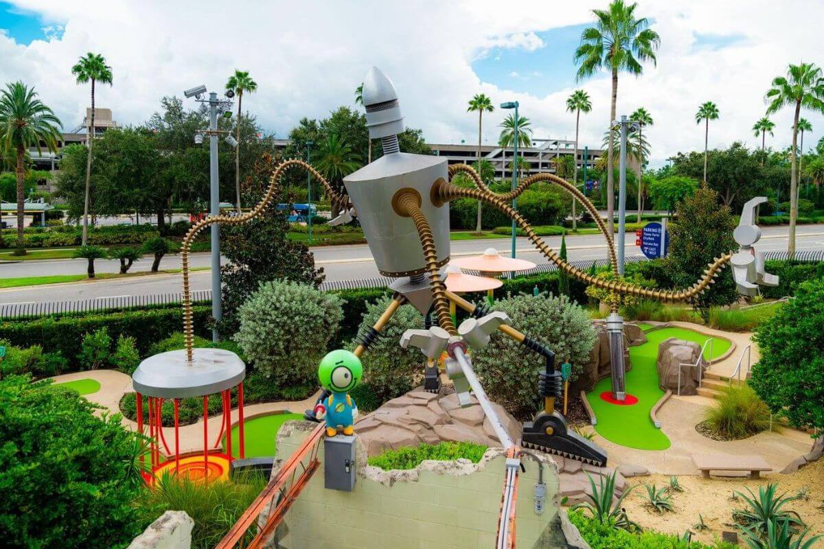 Invaders from Planet Putt at Universal Studios CityWalk in Orlando