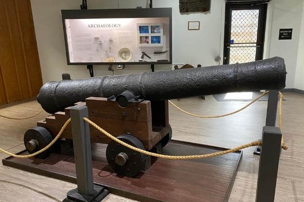 Photo of McLarty Treasure Museum cannon