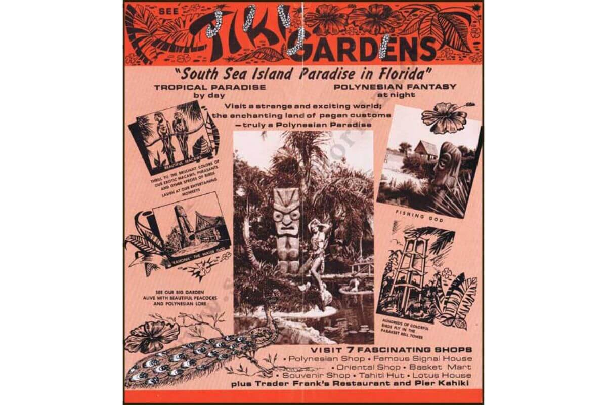 Tiki Gardens in Indian Rocks Beach flyer
