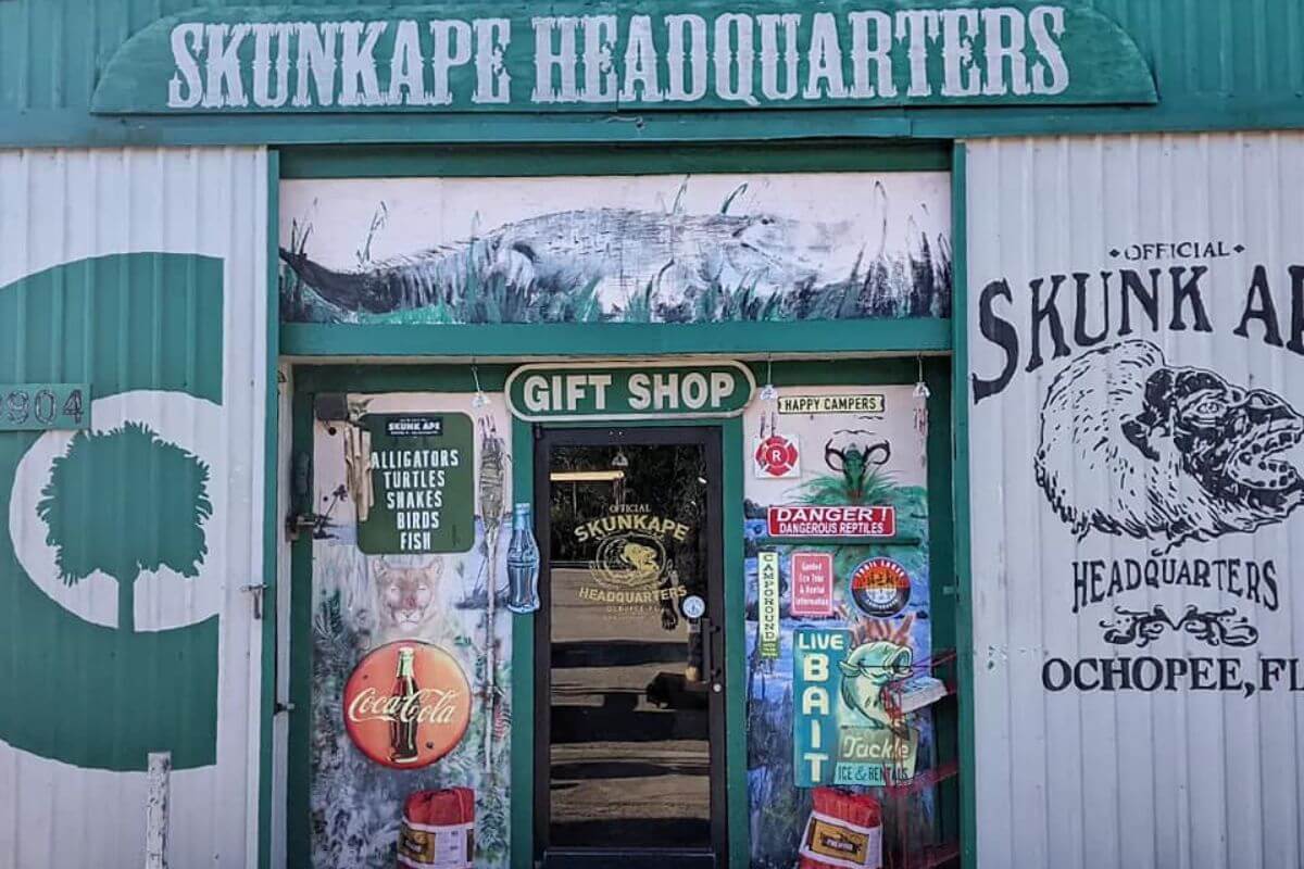 Skunk Ape Headquarters Gift Shop