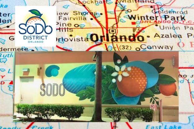 SoDo South of Downtown Orlando graphic for Authentic Florida
