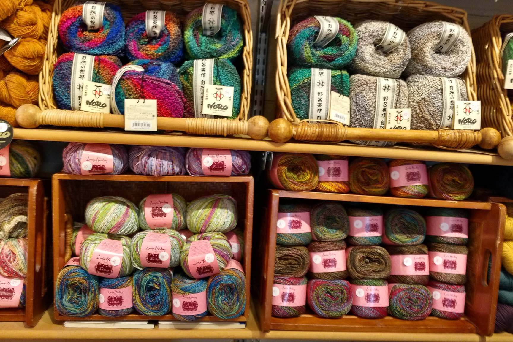 Yarn at Downtown Books and Purl. 