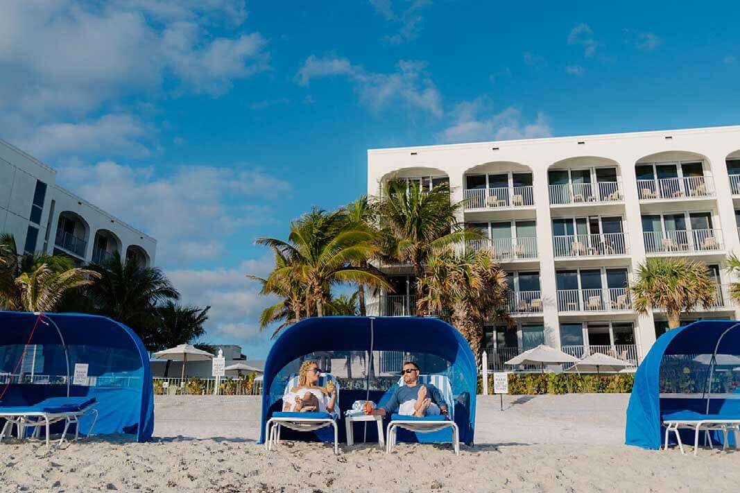Costa d'Este Beach Resort & Spa Beach Resort beachfront chairs.