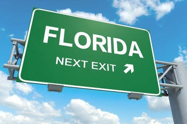 Florida Next Exit Sign