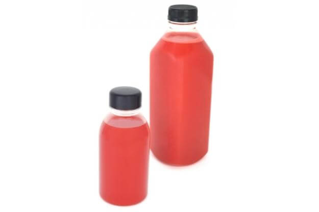 Florida watermelon juice in bottles