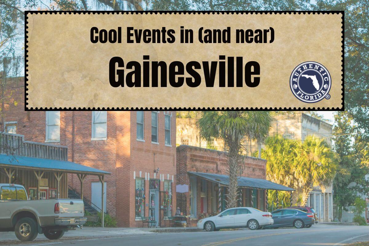 Cool events in and near Gainesville