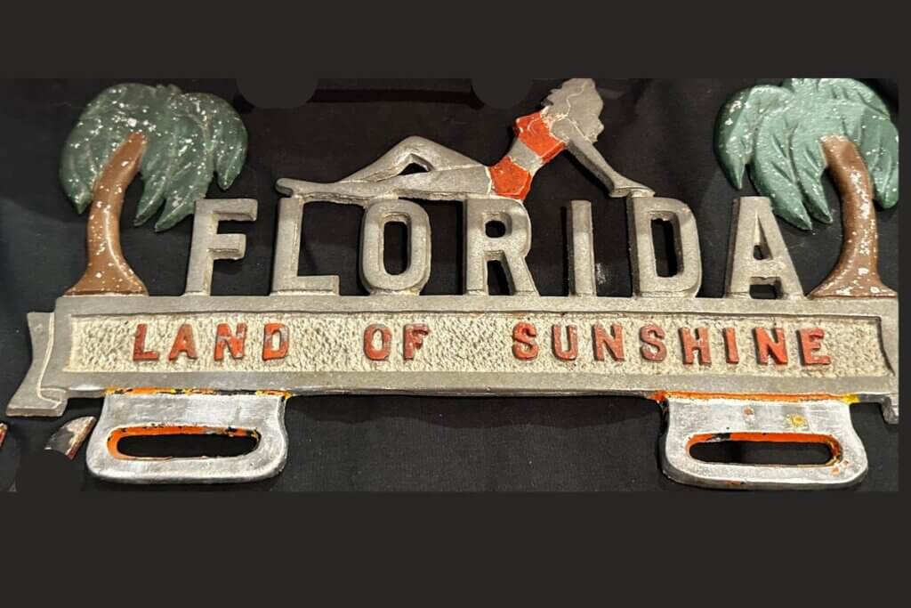 Floridania Fest Florida License Plate Topper for Sale