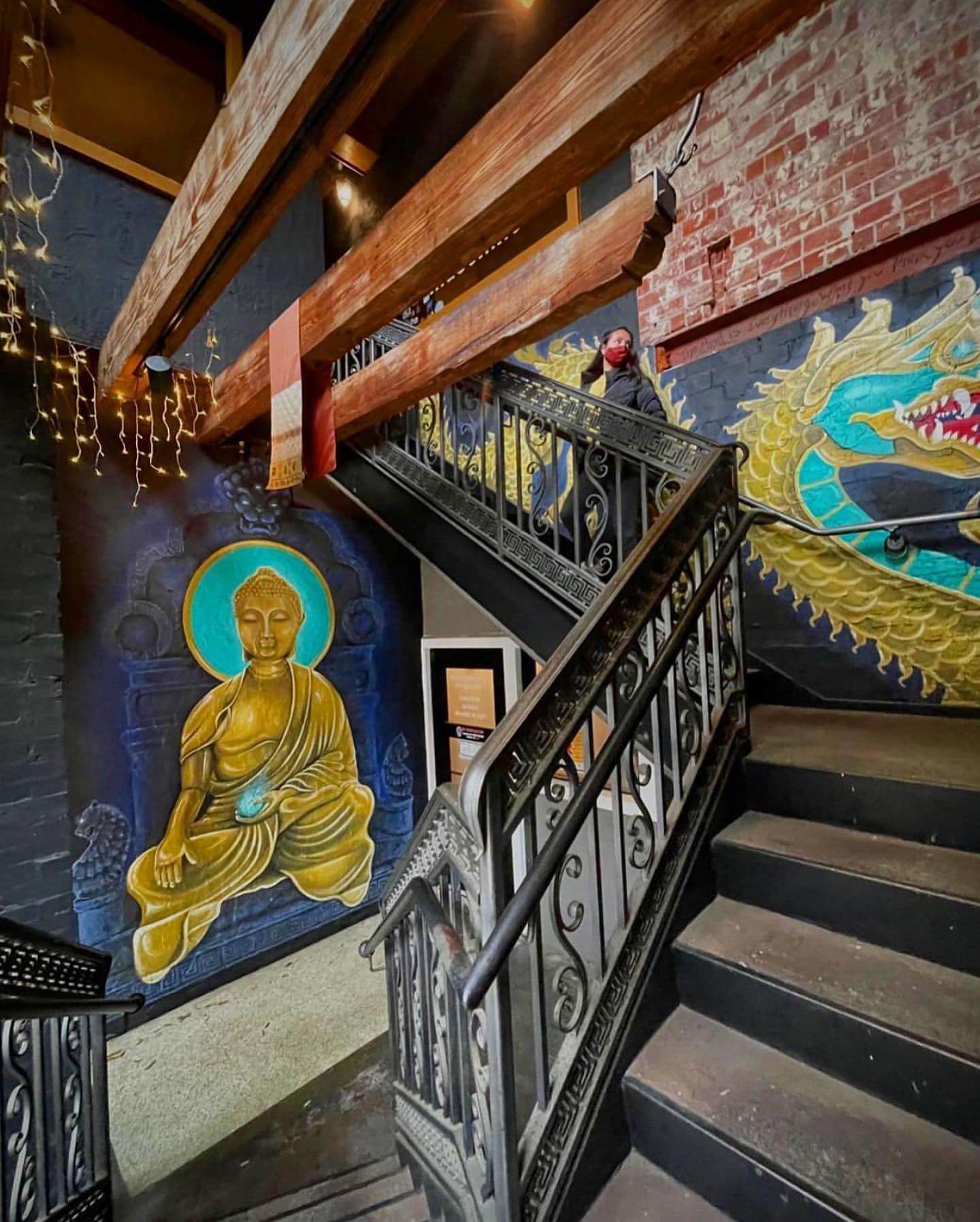 Interior Stairs at Indochine in Downtown Jacksonville