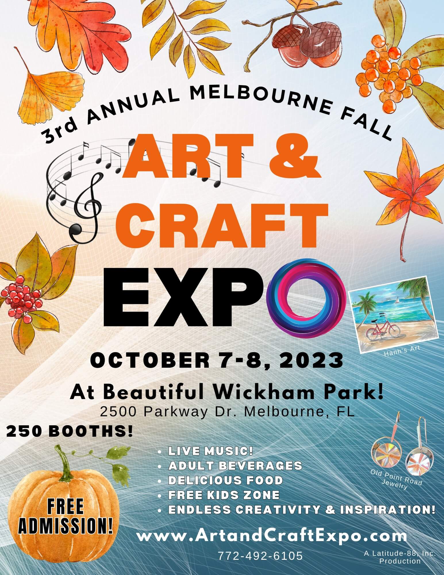 Melbourne Art and Craft Festival Promotional Flyer