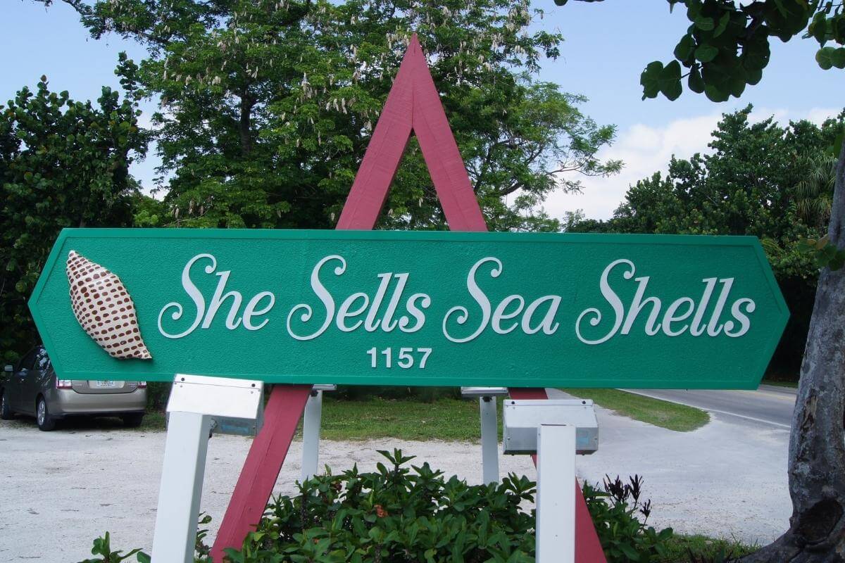 She Sells Sea Shells Gift Shop on Sanibel Island.