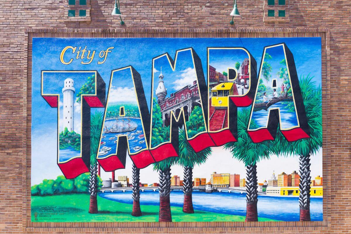 Tampa mural from Visit Tampa Bay