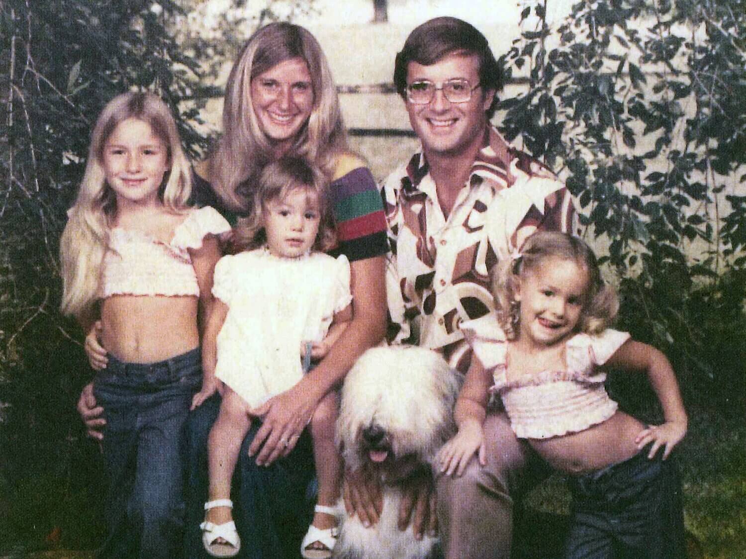 Young Jack Hanna and his family from the 1970s.