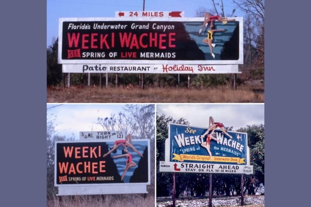 Old Weeki Wachee Billboards