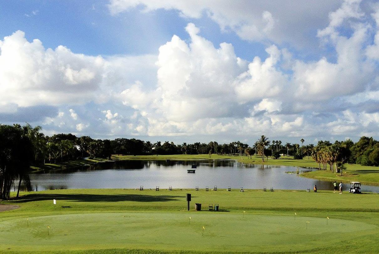 Grand Palms Resort golf course. 
