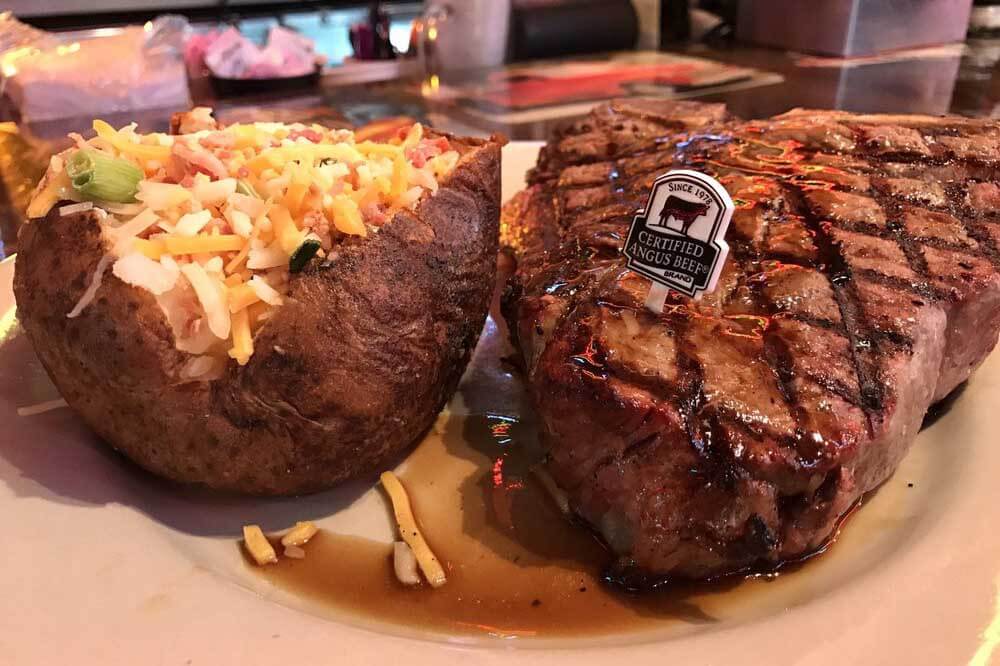 Mannys Chophouse Steak and Potato