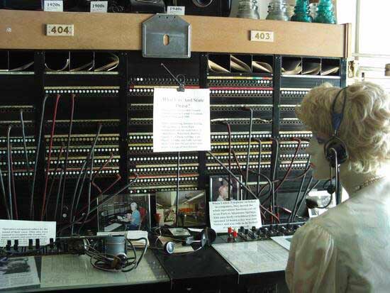 Switchboard in a museum at the Avon Park Historical Society