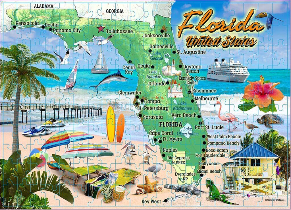 Florida Landmarks and Icons Puzzle