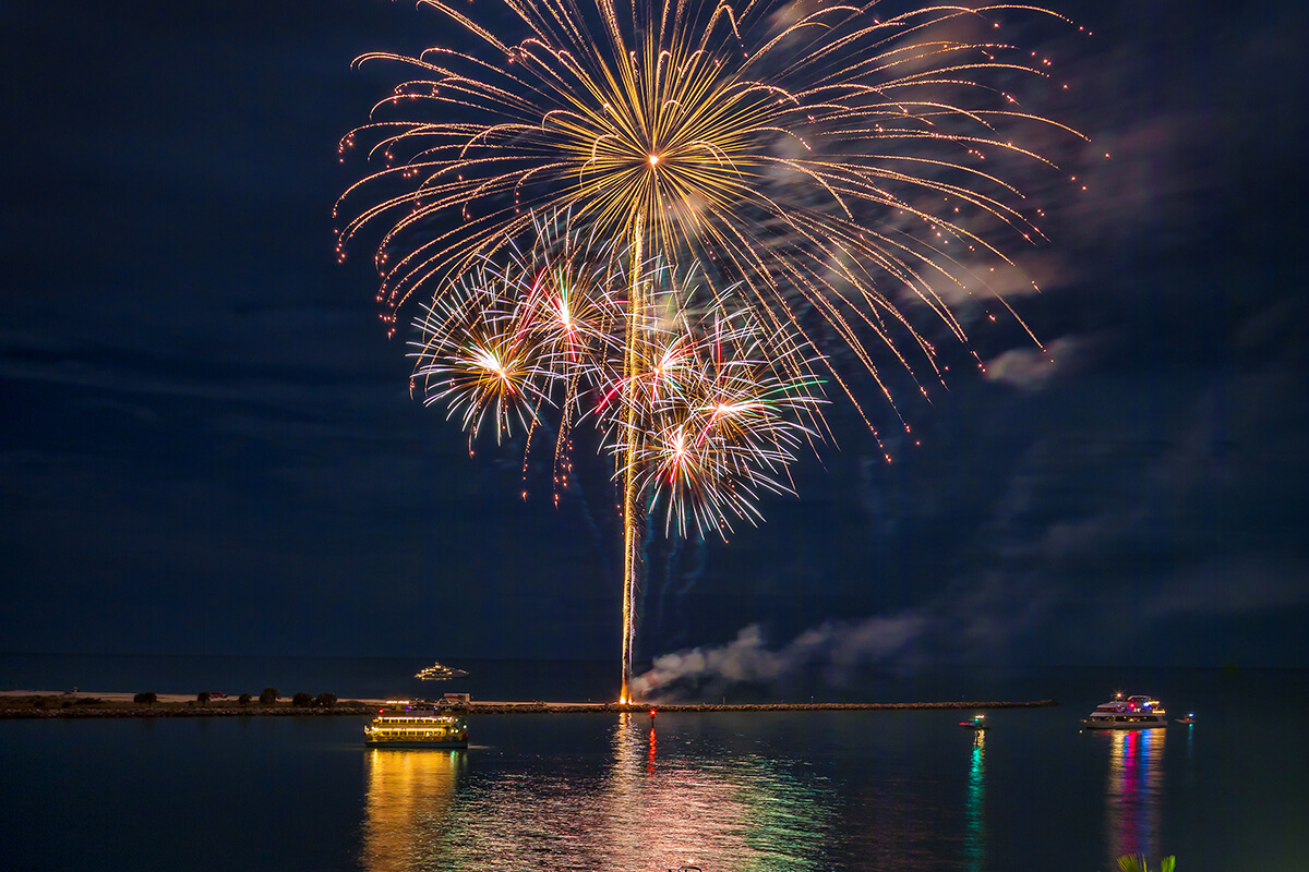 Light it up Clearwater fireworks