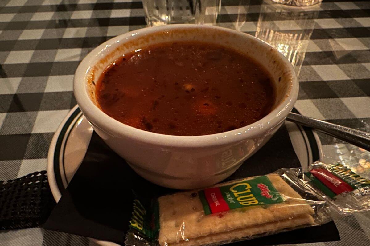 Linda's La Cantina minestrone soup.