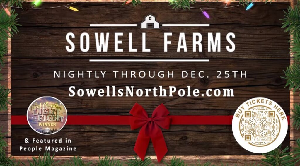 Sowells North Pole Christmas Light Display
