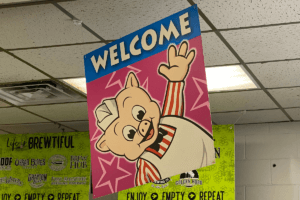 Piggly Wiggly Florida welcome sign