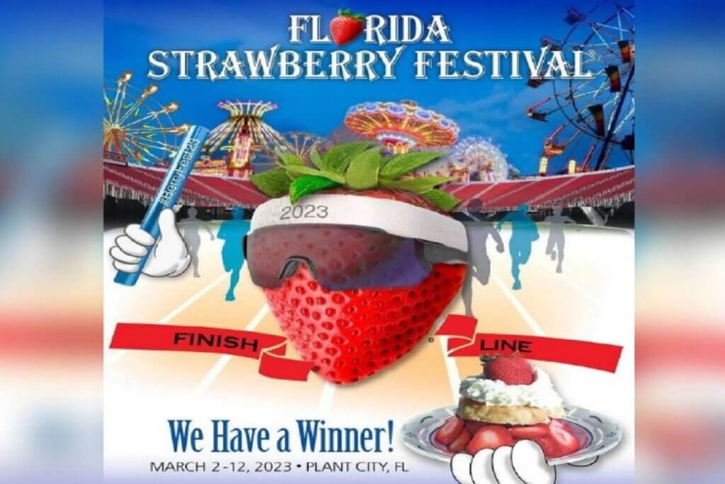 2023 Florida Strawberry Festival Poster