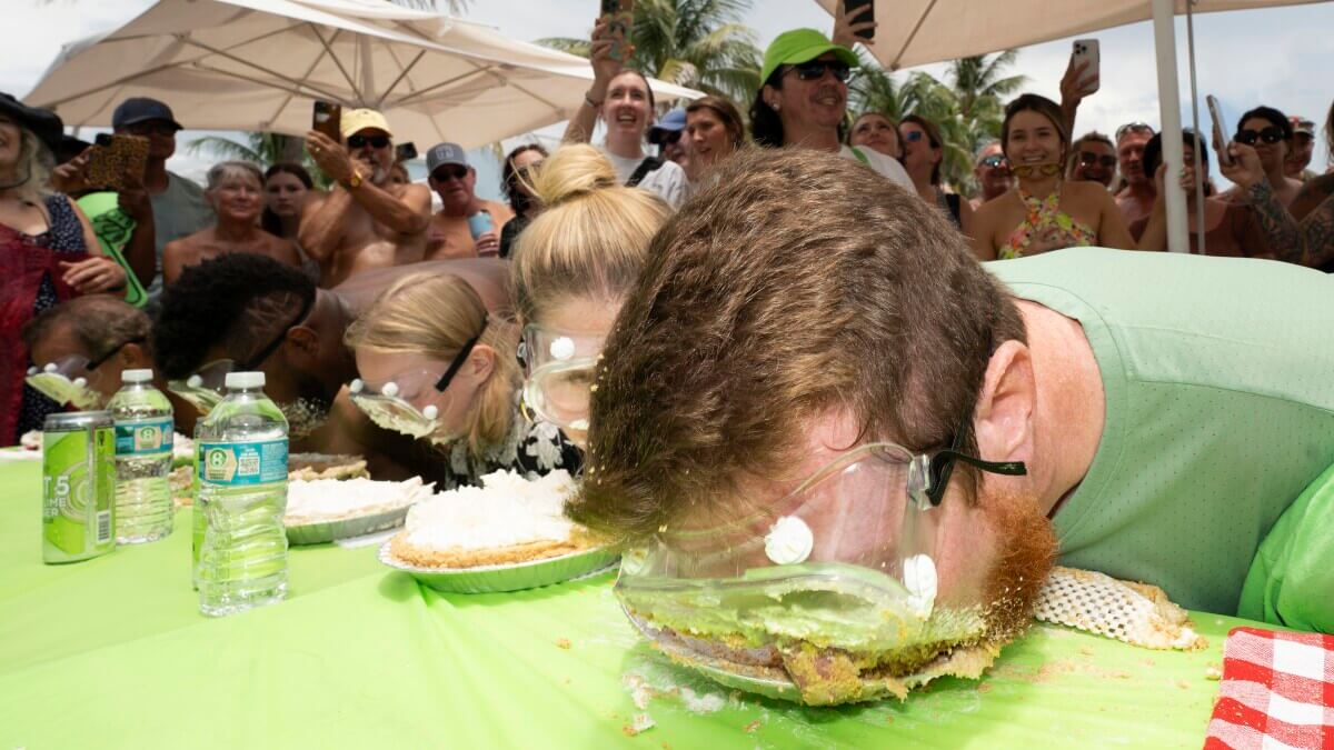 Key Lime Pie eating contest