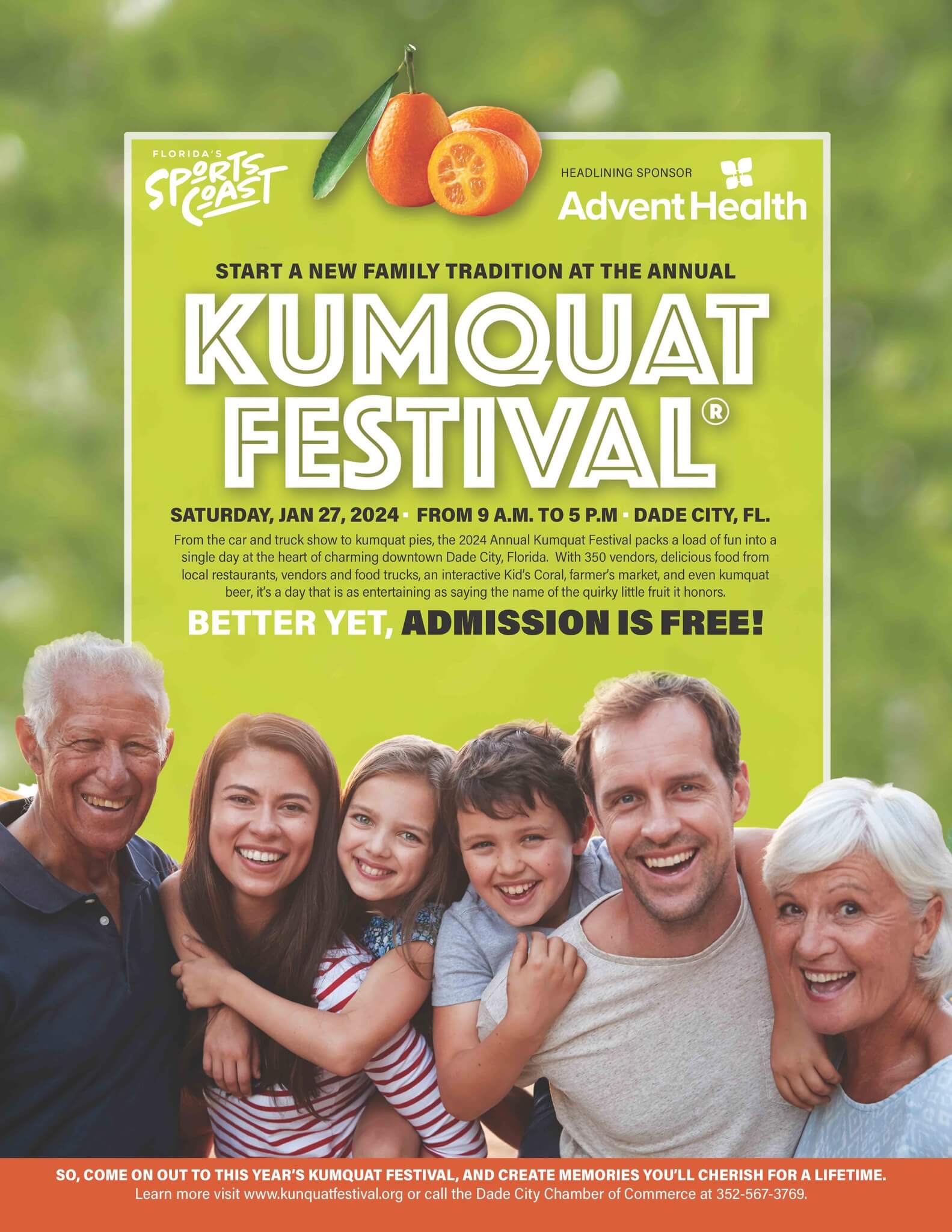Kumquat Festival 2024 Promo Flyer