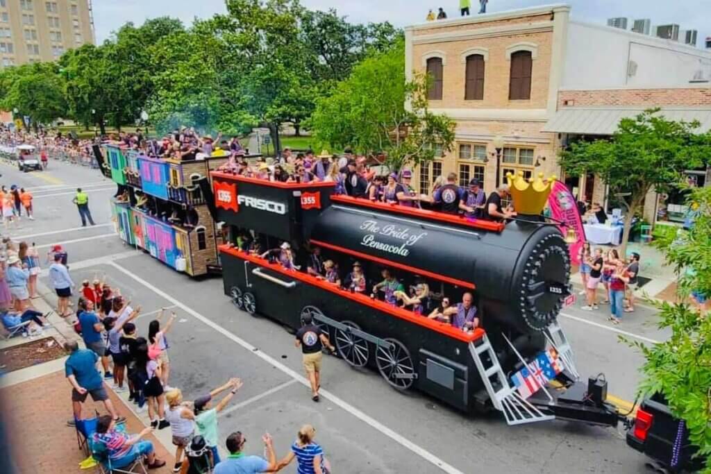 Pensacola Train Float