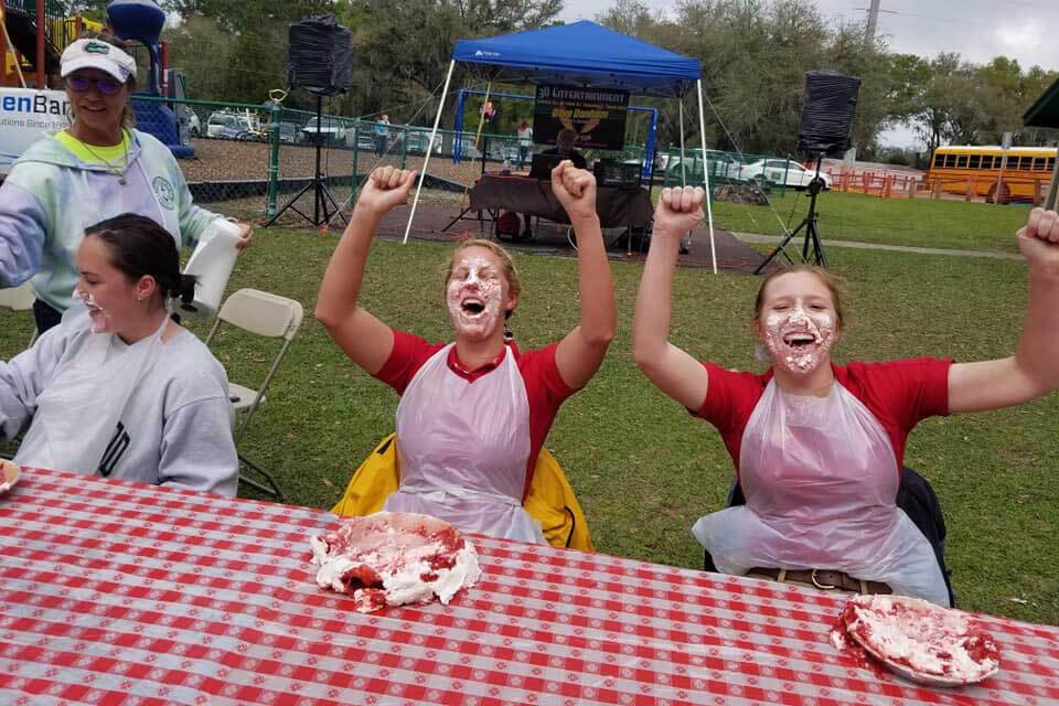 Pie contest at Floral City Strawberry Festival