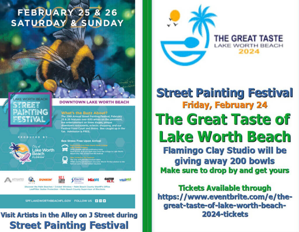 Street Painting Festival promotional flyer 