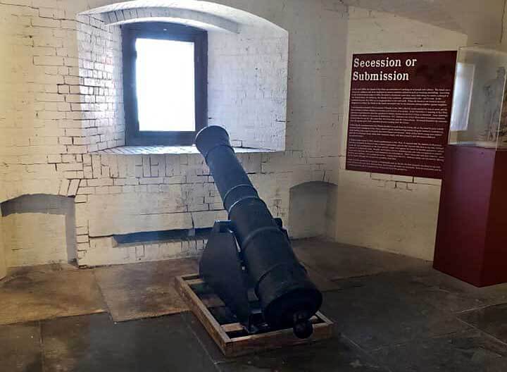 Canon at the fort. 
