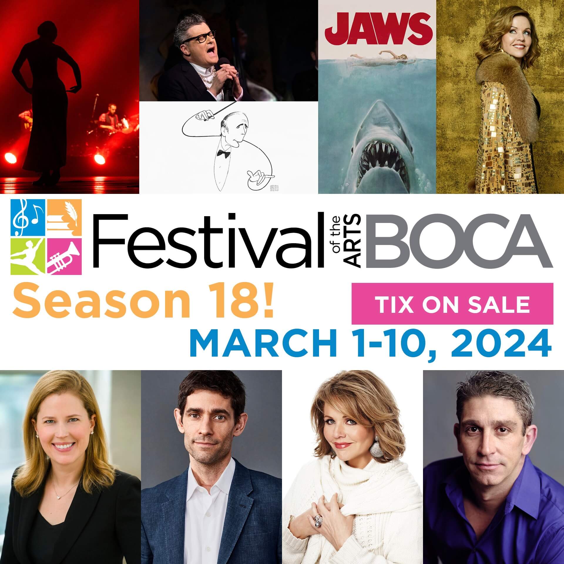 Festival of the Arts Boca 2024 promotional flyer