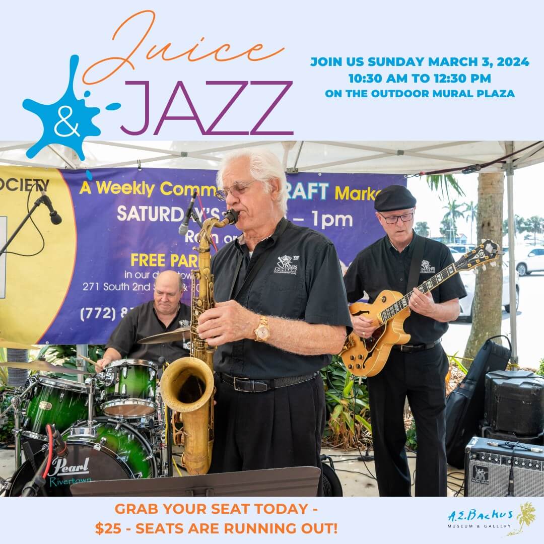 Juice and Jazz promotional flyer