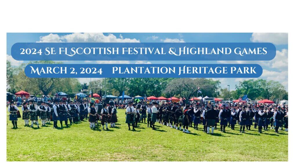 Scottish Festival and Highland Games Promotional Flyer
