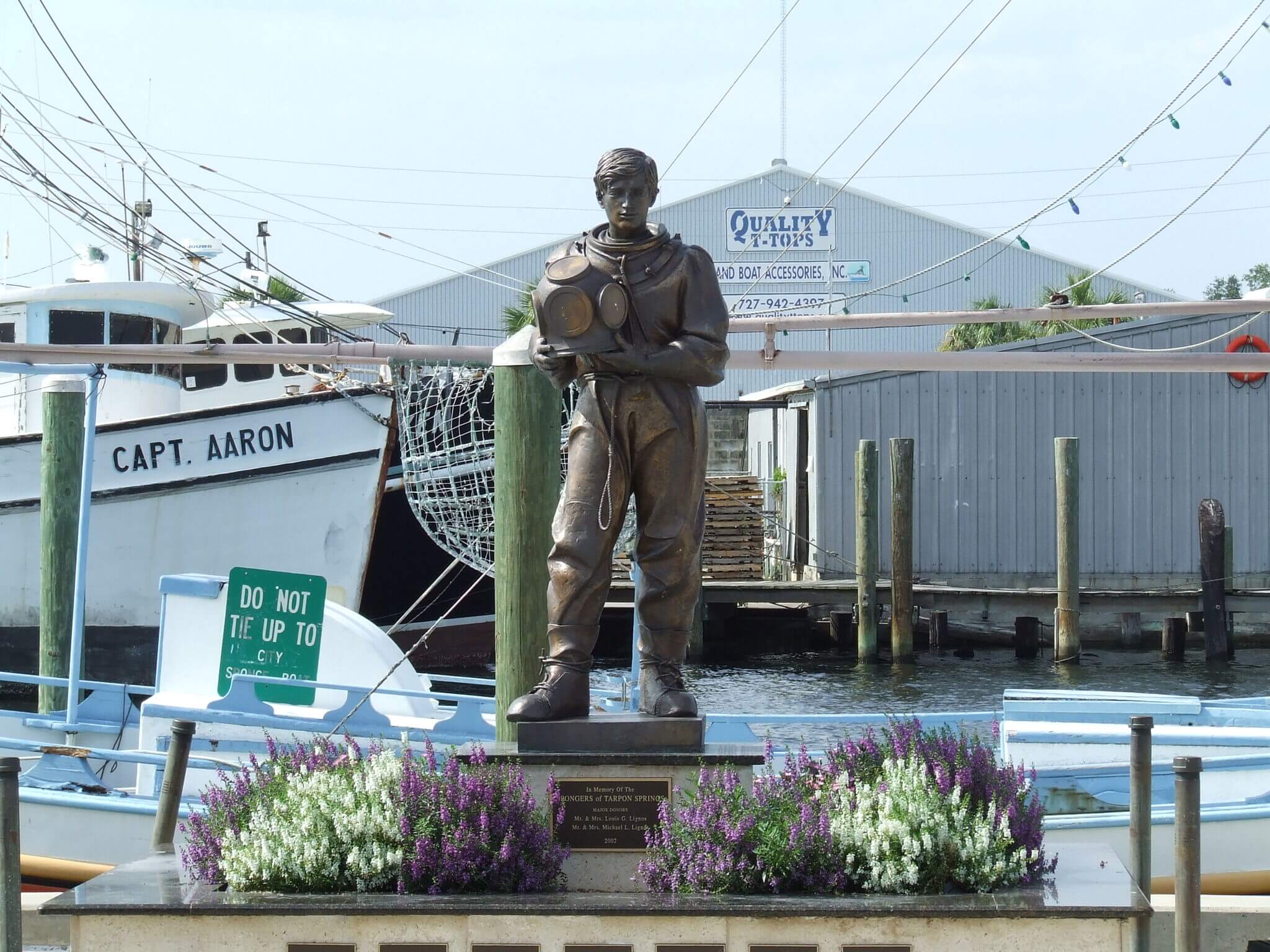 Tarpon Springs Sponge Dock Statue