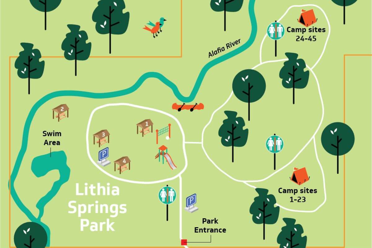 Map of park.