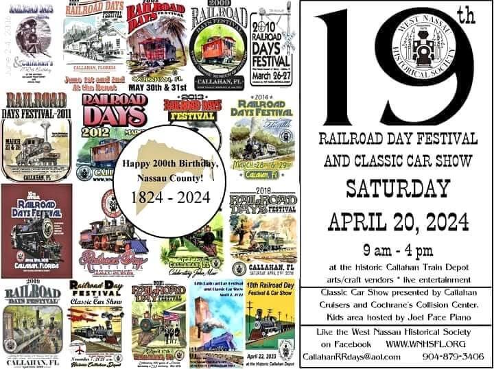 19th Annual Railroad Day Festival Promotional Flyer 