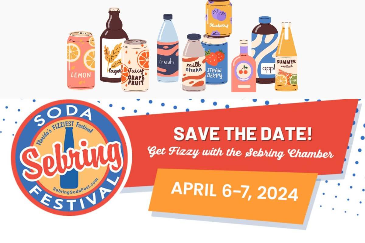 2024 Sebring Soda Festival Save the Date Flyer. 
