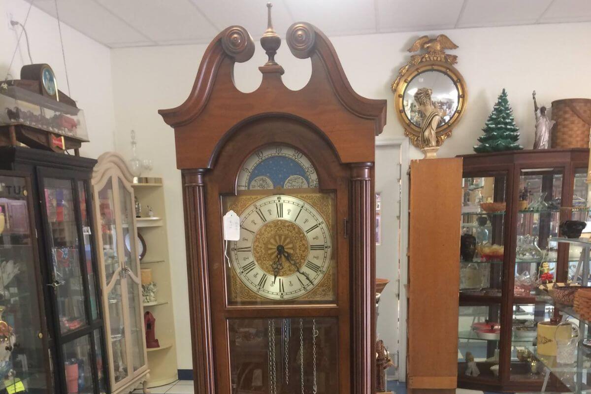 antique clock. 