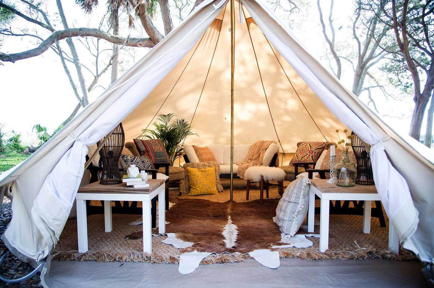 Fancy Camp Lounge Area 