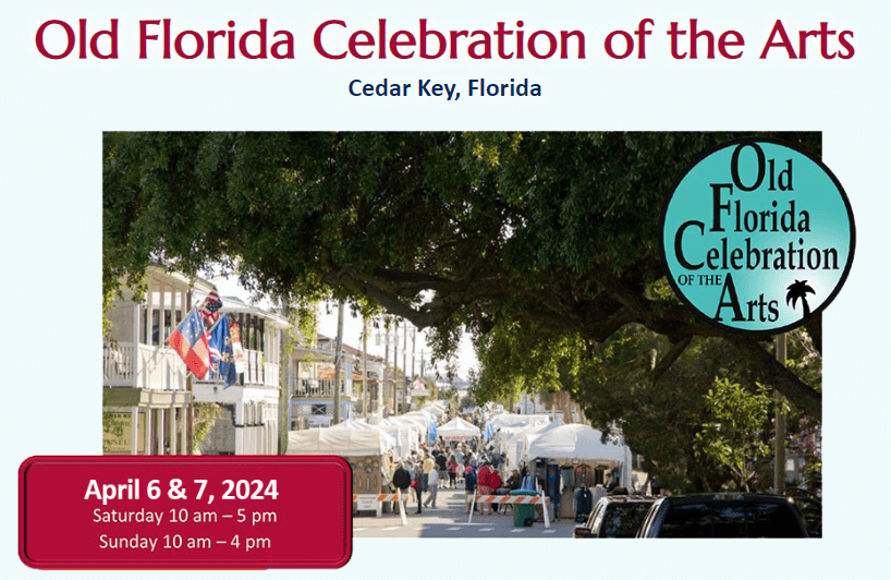 Old Florida Celebration of the Arts Promotinoal Flyer