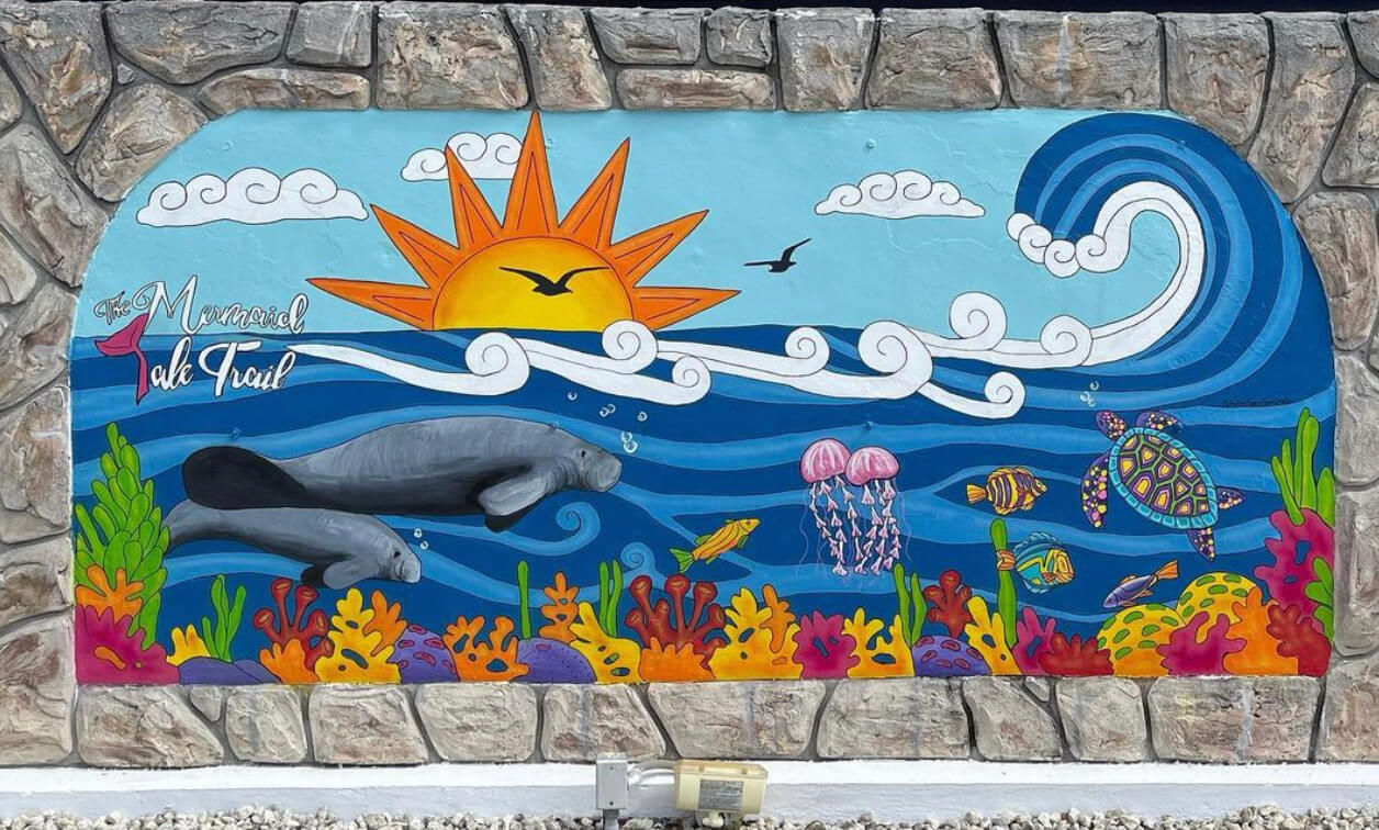 The Mermaid Tale Traile mural