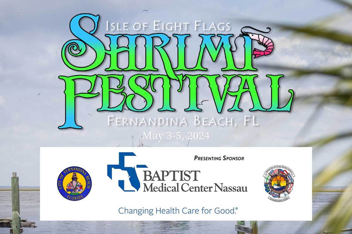 Isle of Eight Flags Shrimp Festival Proomotional Flyer 2024