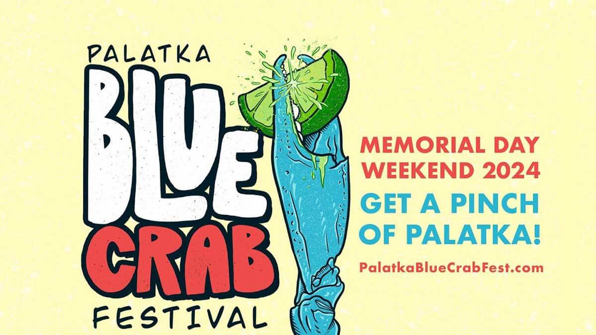 Palatka Blue Crab Festival Promotional Flyer 2024
