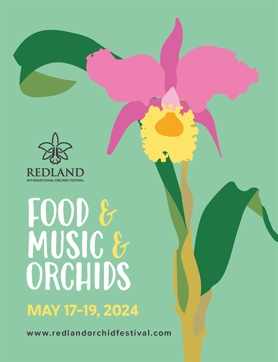 Redland International Orchid Festival Promotional Flyer 2024 