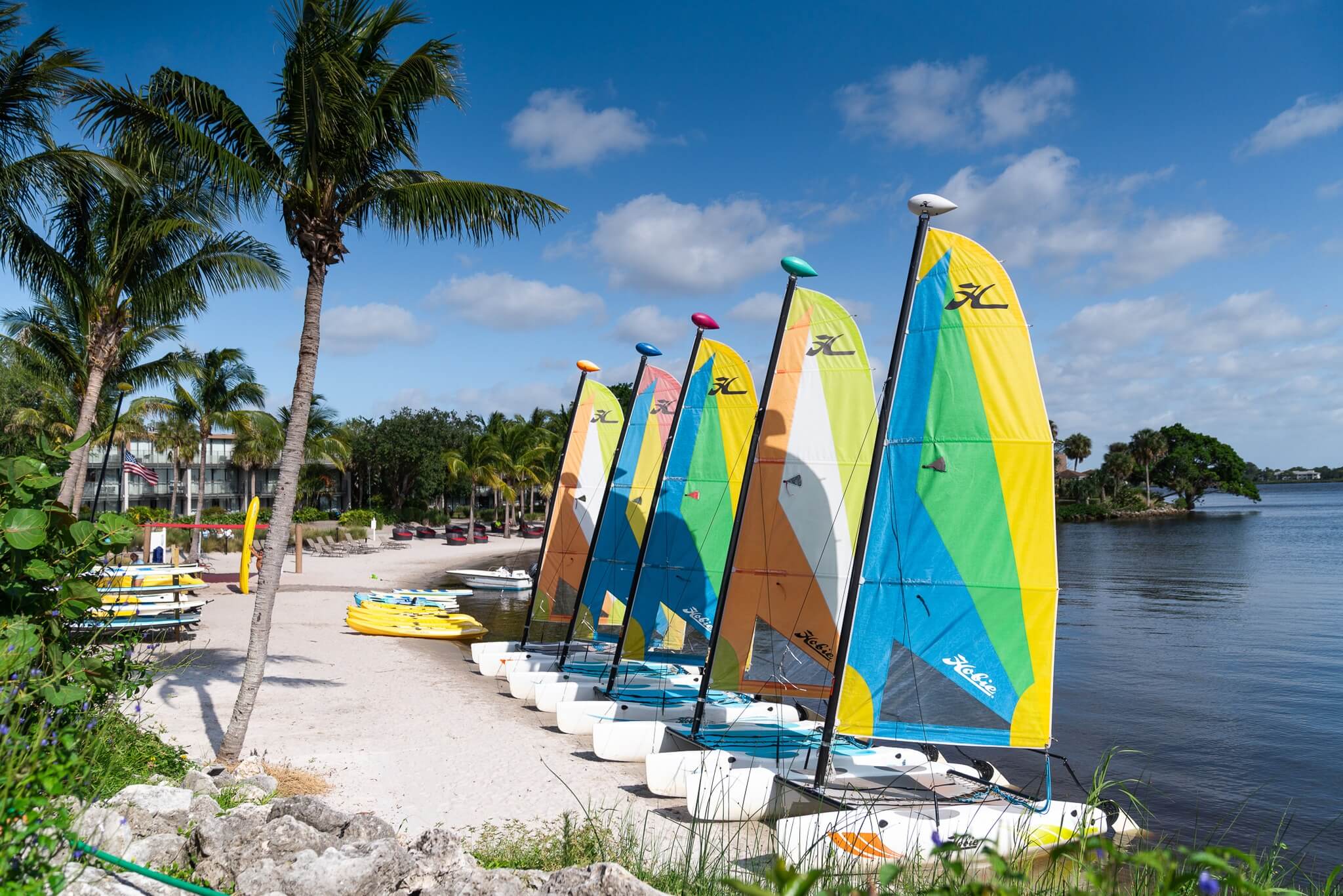 Sandpiper Bay Resort sailboats courtesy . 