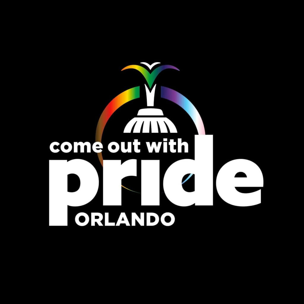 Come Out with Pride Orlando logo