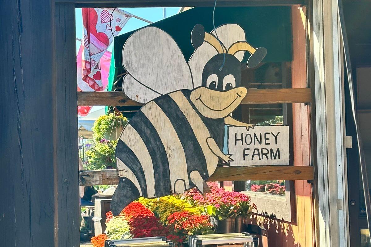 Flamingo Road Nursery in Davie Honey Farm Bee sign