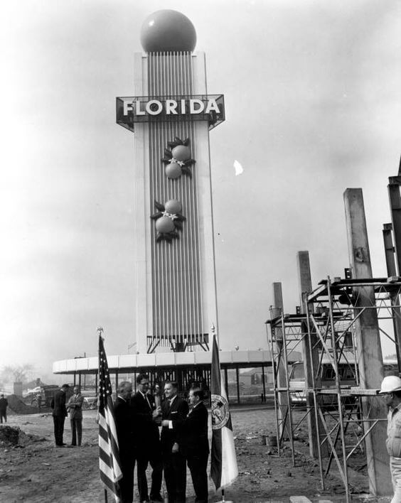 Florida Citrus Tower in the beginning